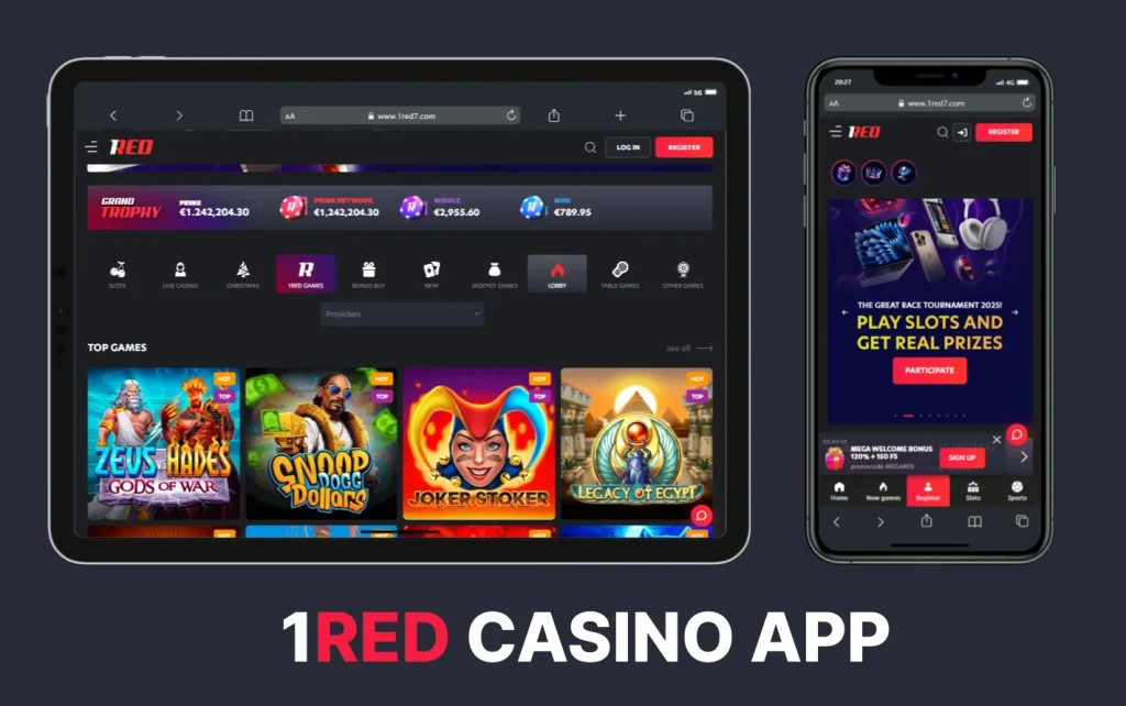 1Red Casino Apps